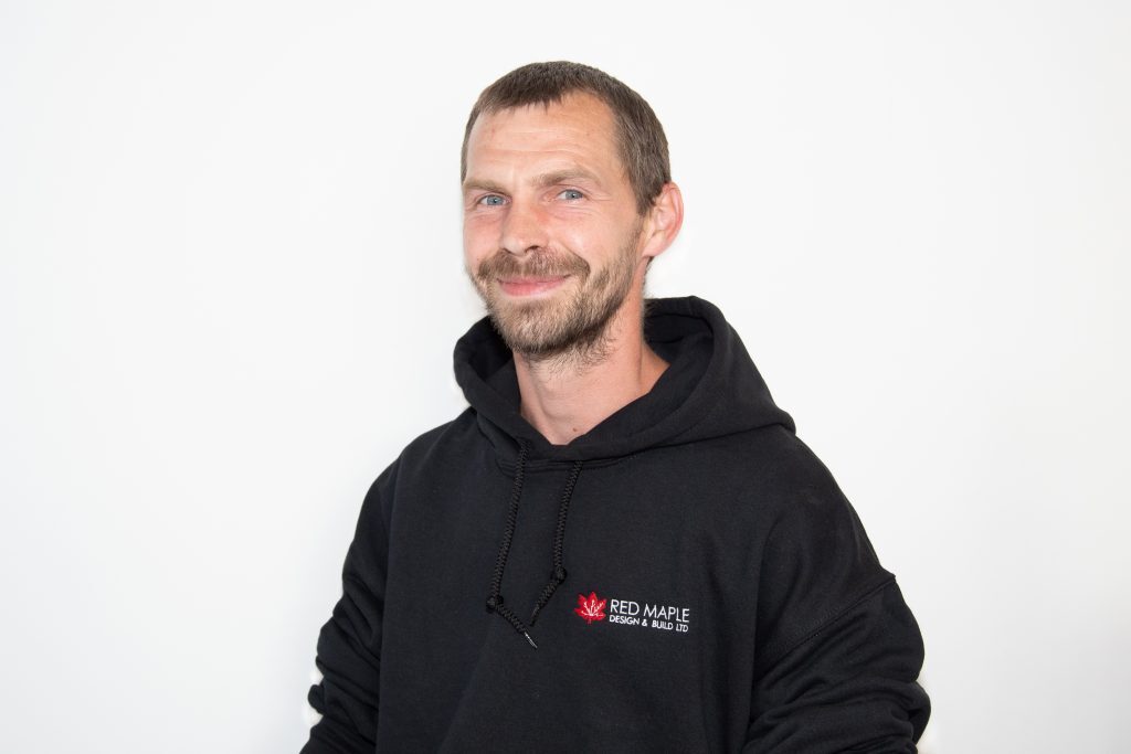 Red Maple Design & Build Logo Design Jumper Printed