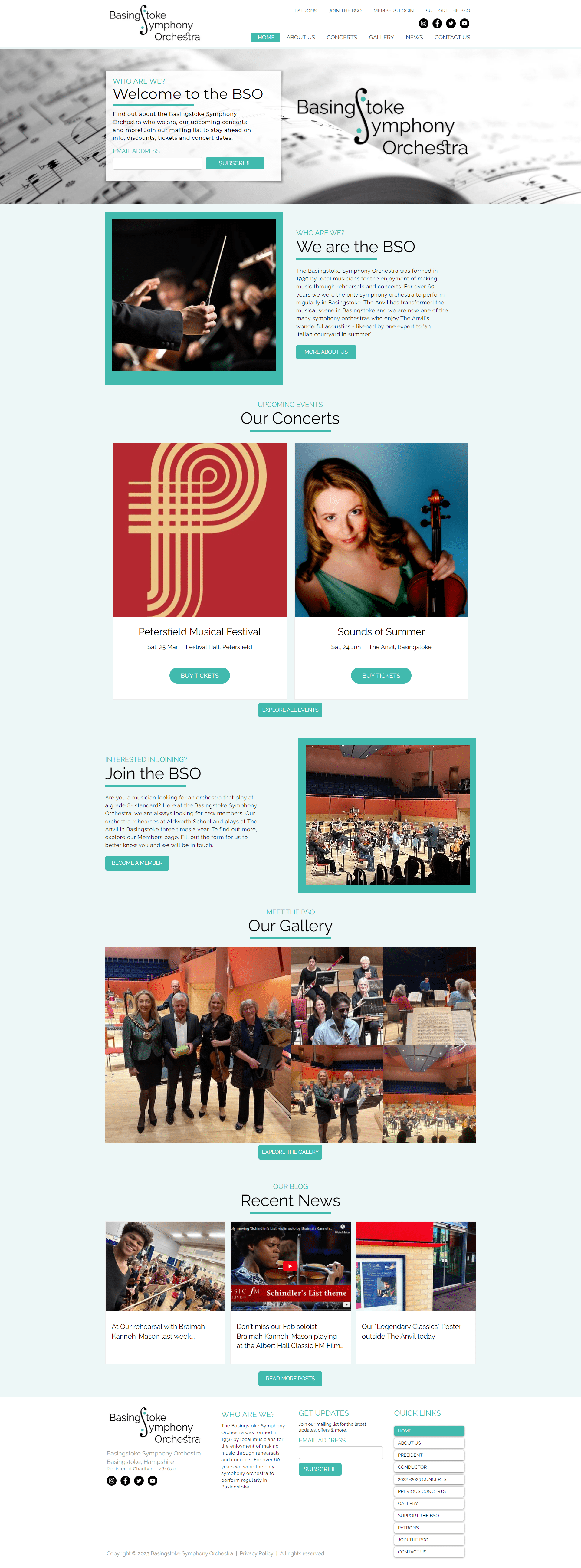 Chell Web & Design BSO Basingstoke Symphony Orchestra