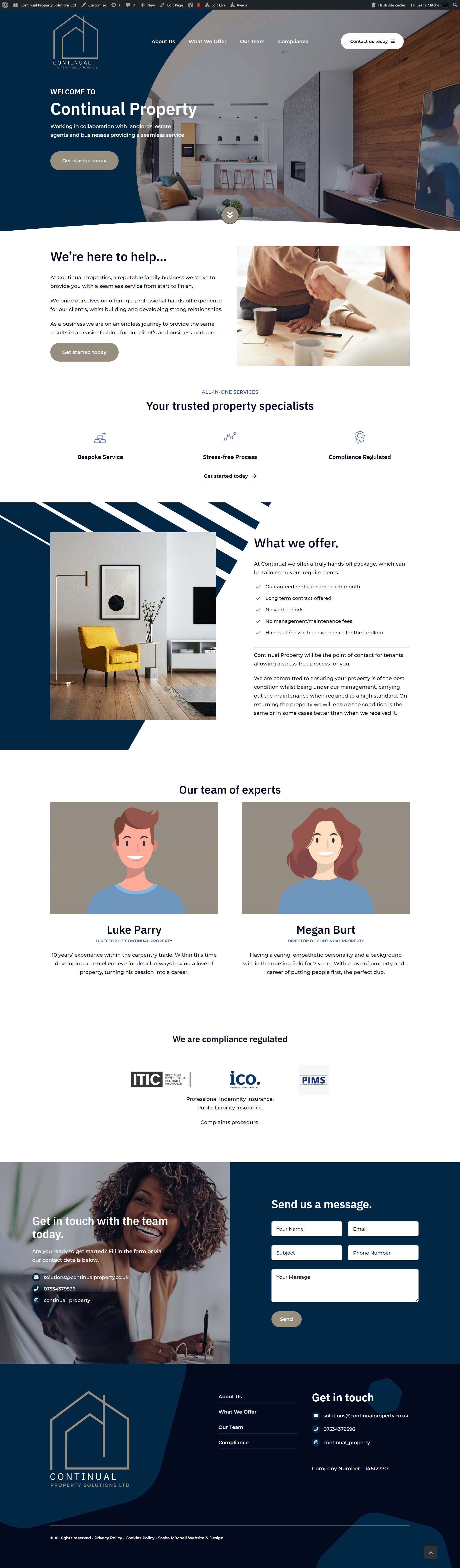 Chell Web & Design Continual Property Solutions