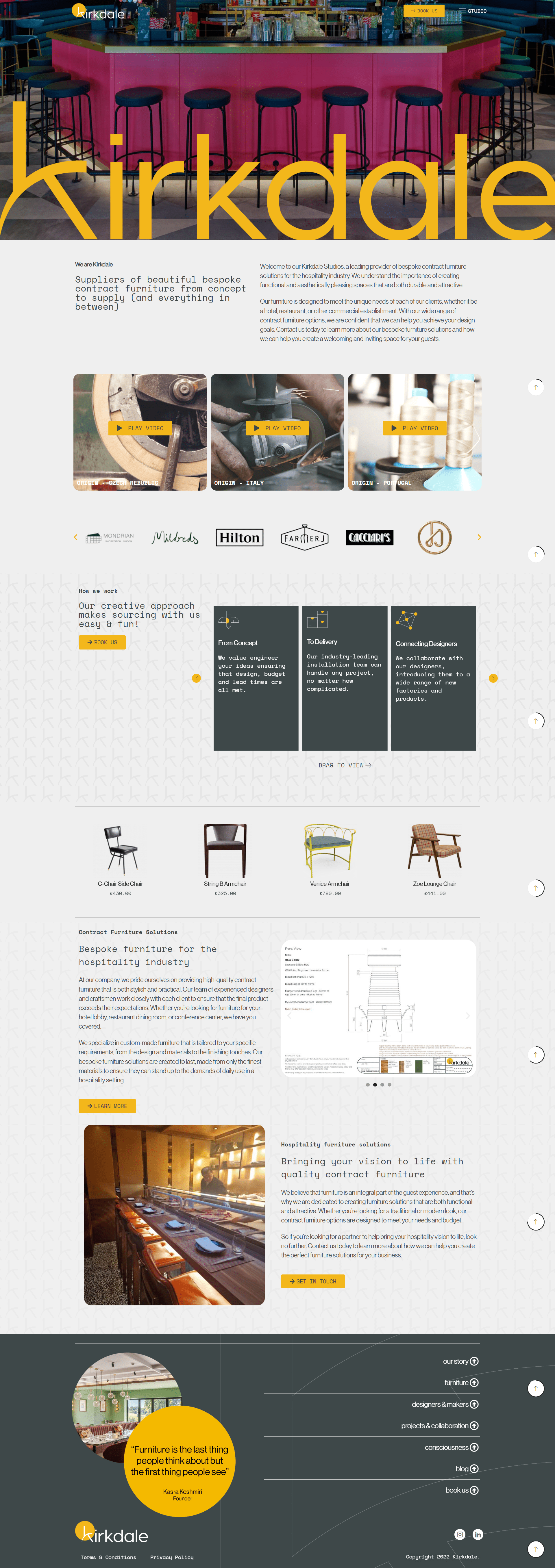 Kirkdale Studios SEO Search Engine Optimisation Case Study Homepage Chell Web & Design