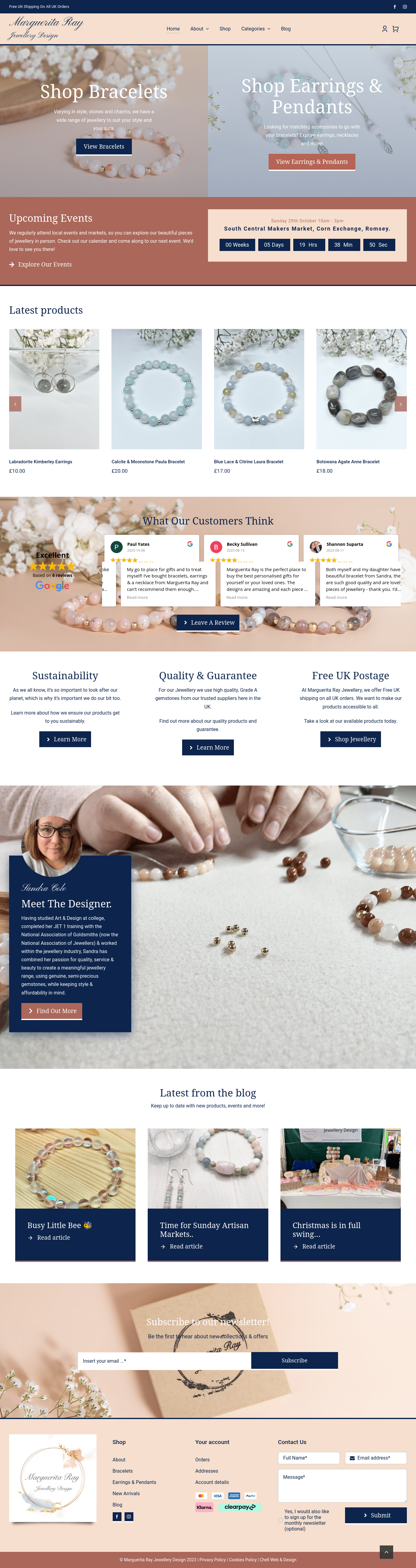 website design bracelets jwewllery