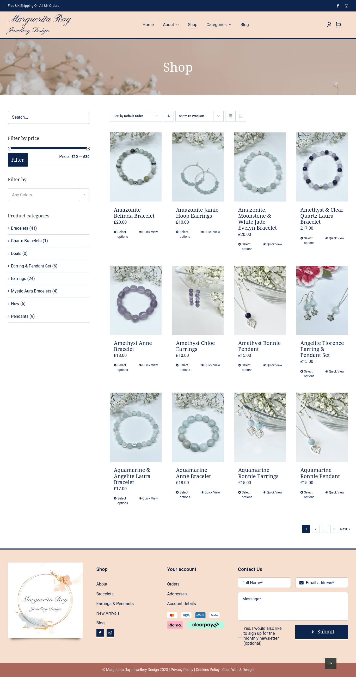 website design Jewellery