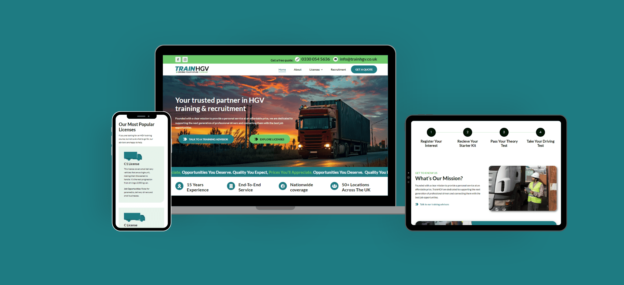 Train HGV Chell Web Design Train HGV